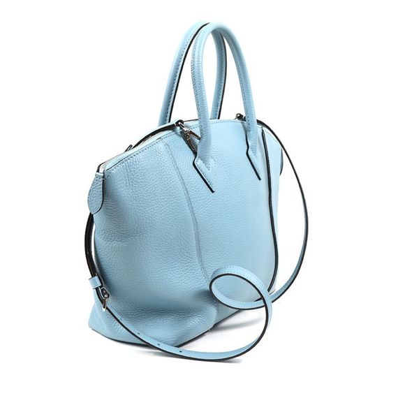 Louis Vuitton Parnacea Lockit Taurillon Leather Light Blue PM Shoulder Bag - Picture 3 of 6